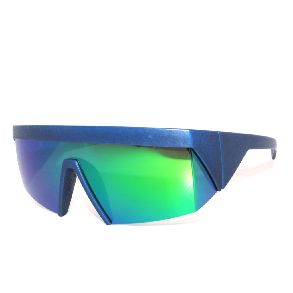 Mykita "Bernhard Willhelm" Vice Md18 318 Blue Green Flash Sunglasses